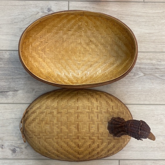 Vintage Duck Basket Two Pieces - Picture 3 of 10
